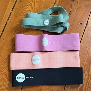 Grace Fit UK, Shreddy, B_ND Resistance Band Set - easy to hard